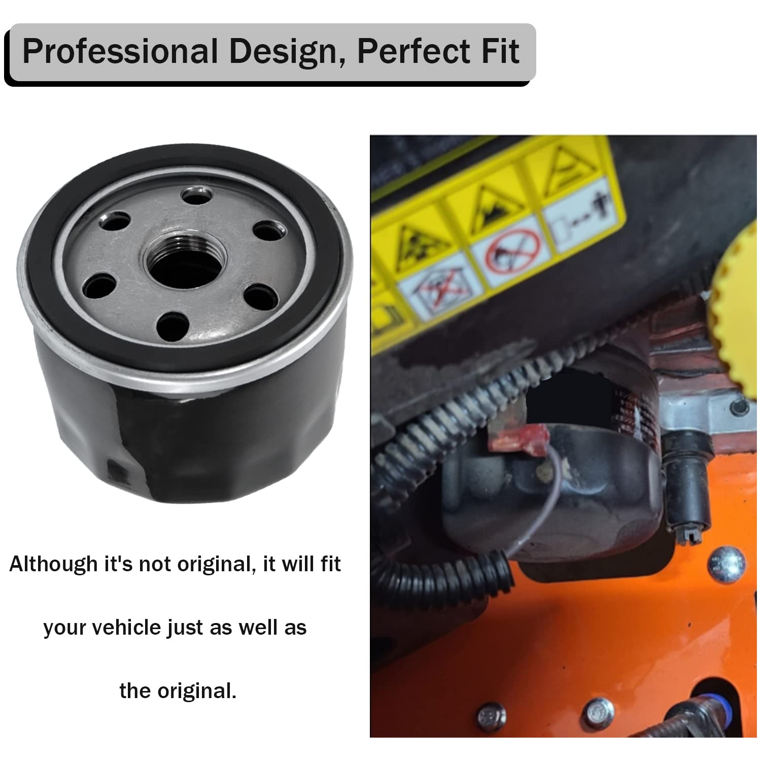 49065-0721 Oil Filter Compatible with Kawasaki FR730V FX730V